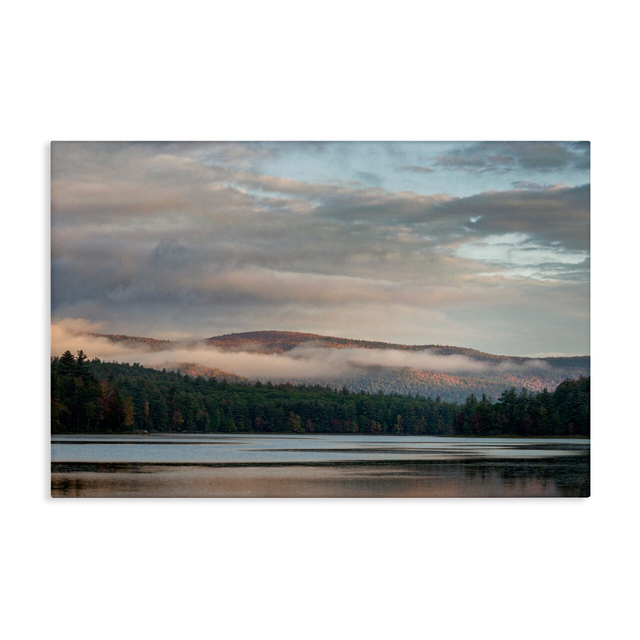 Stupell Industries Mountain View with Fog Canvas, design by James Rodewald